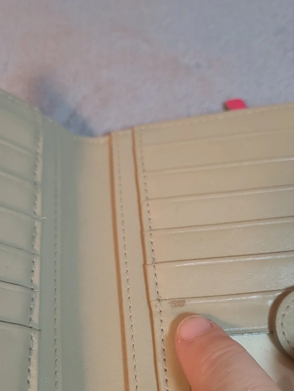 Kate Spade Hot Pink Continental Leather Wallet